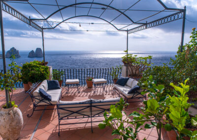 Villa Faraglioni roof with seaview