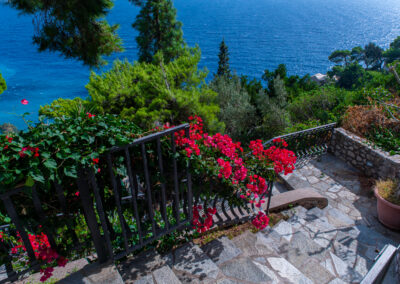 Villa Faraglioni stairs